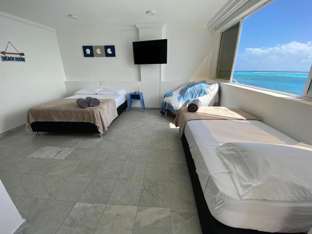 Apartamentos Con Playa Privada Y Vista Al Mar San Andrés Exterior photo